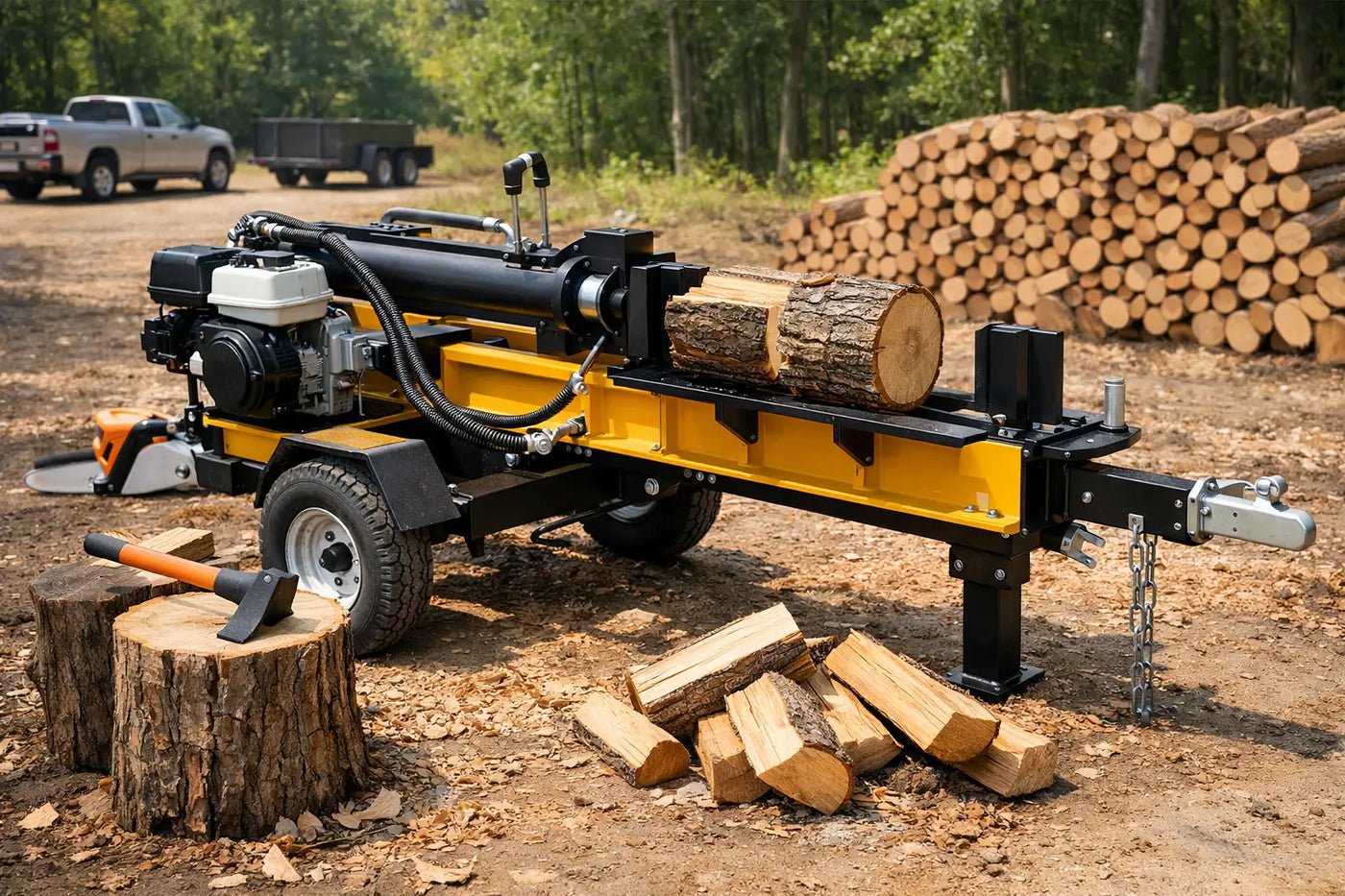 Ramsplitter Log Splitter Review for Serious Wood