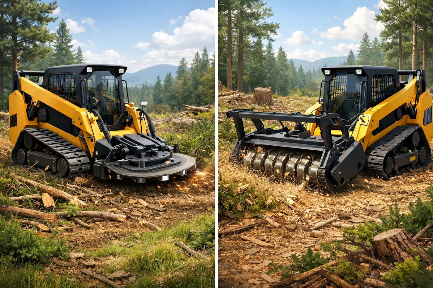 Disc Mulcher vs Forestry Mulcher