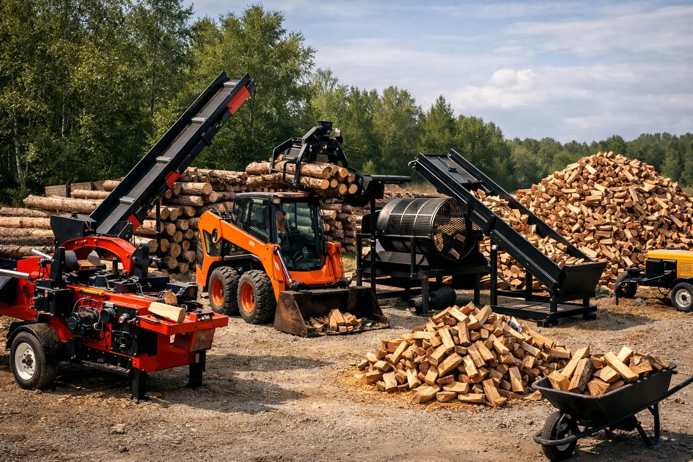 Firewood Business Equipment Setup Example