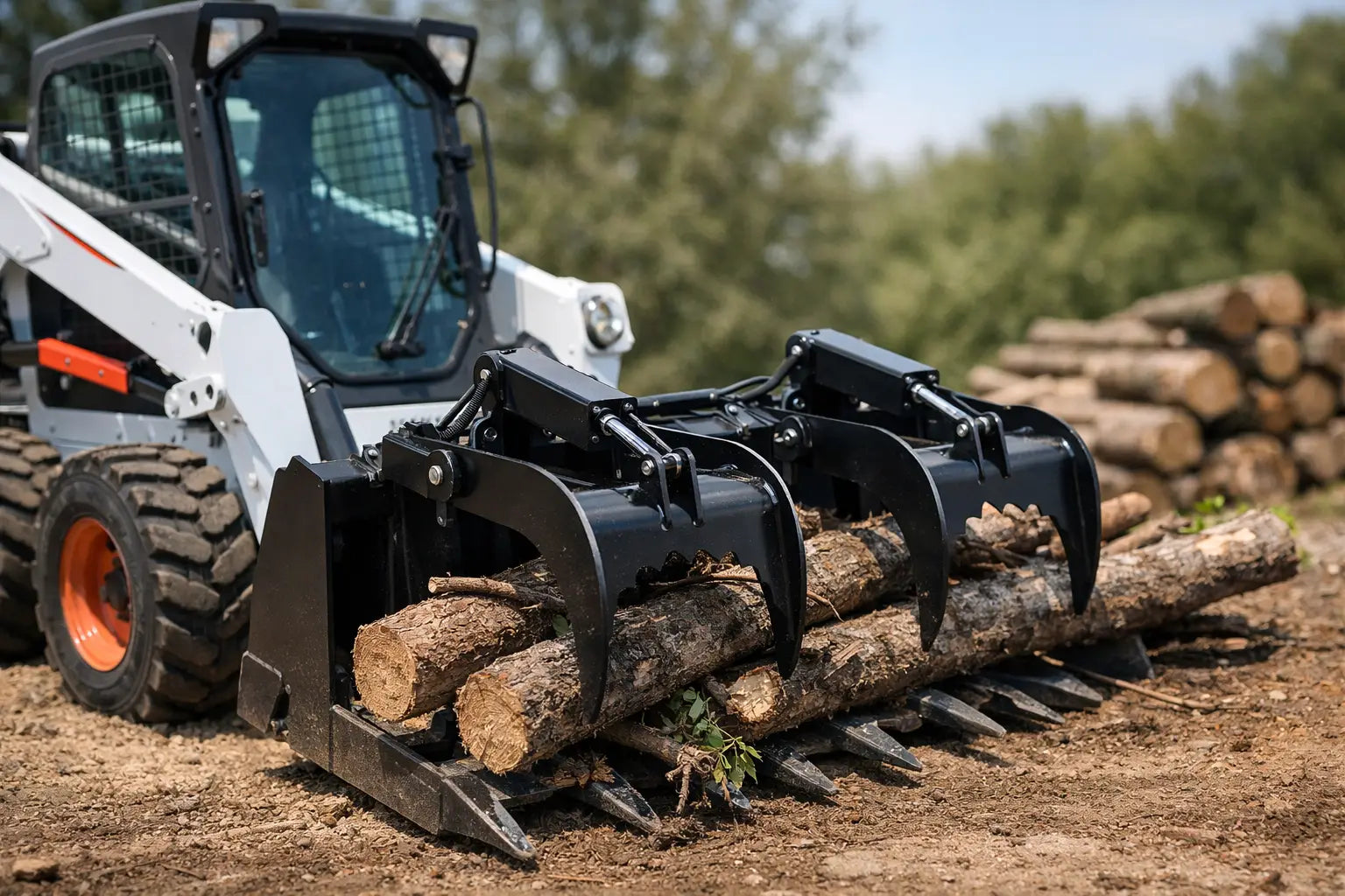 Best Skid Steer Grapple Attachments - Log Bear Works