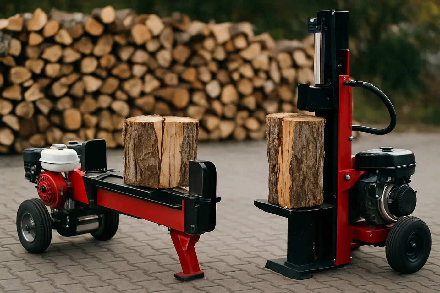 Horizontal vs Vertical Log Splitters: Real Benefits - Log Bear Works