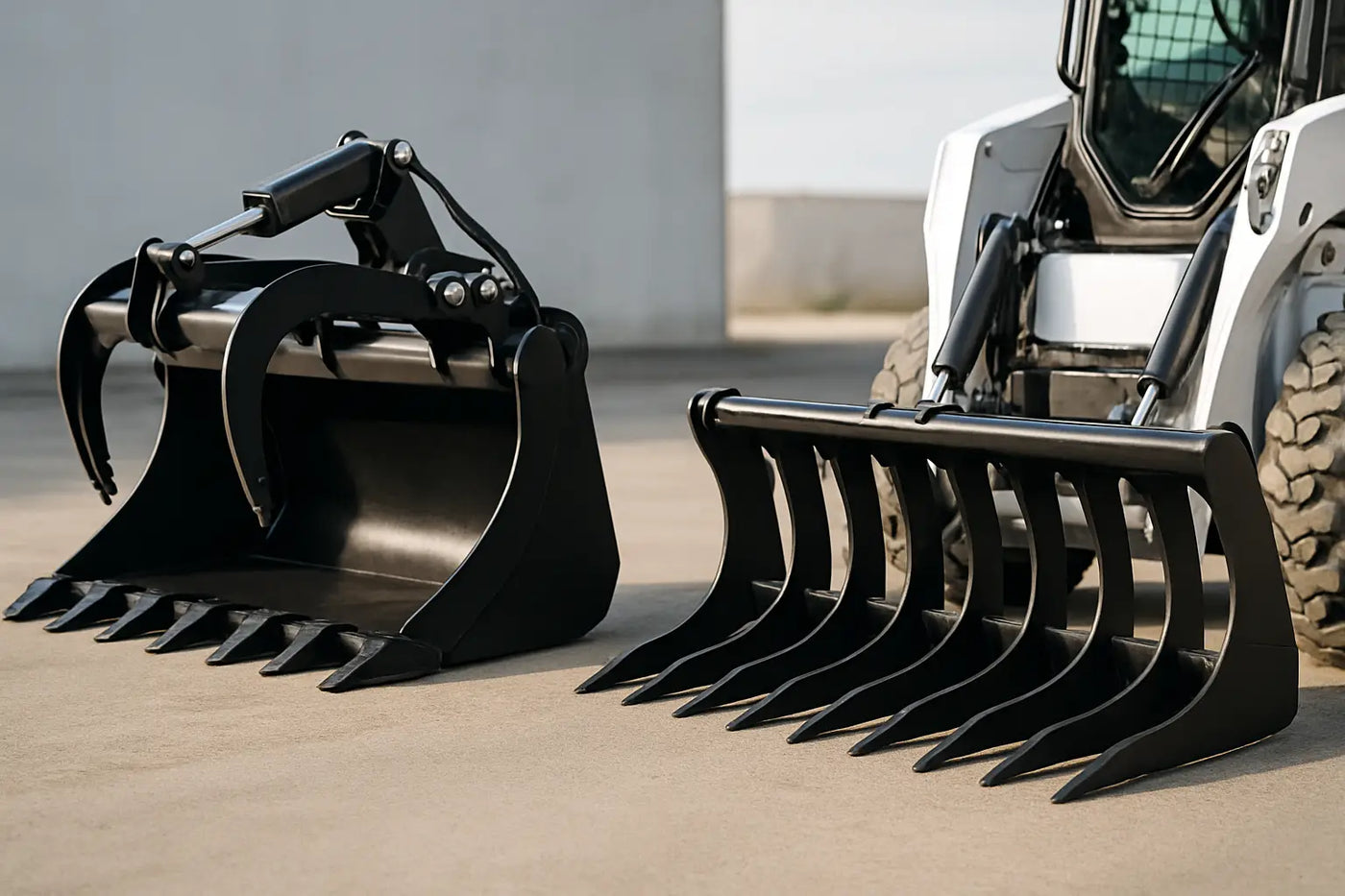 Grapple Bucket vs Root Rake: Pick the Right Bite - Log Bear Works