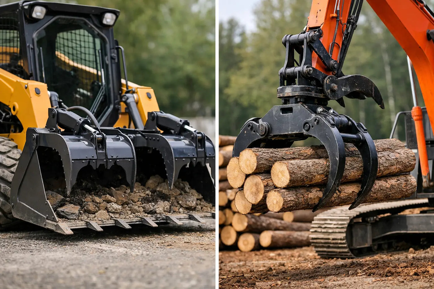 Grapple Bucket vs Log Grapple: Which Fits? - Log Bear Works