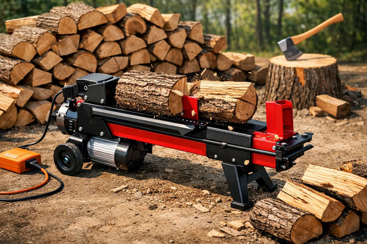 Can Electric Splitters Handle Oak Firewood?