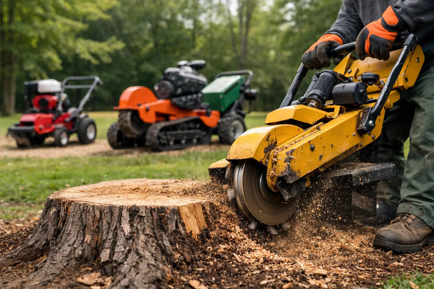 How to Choose the Right Stump Grinder - Log Bear Works