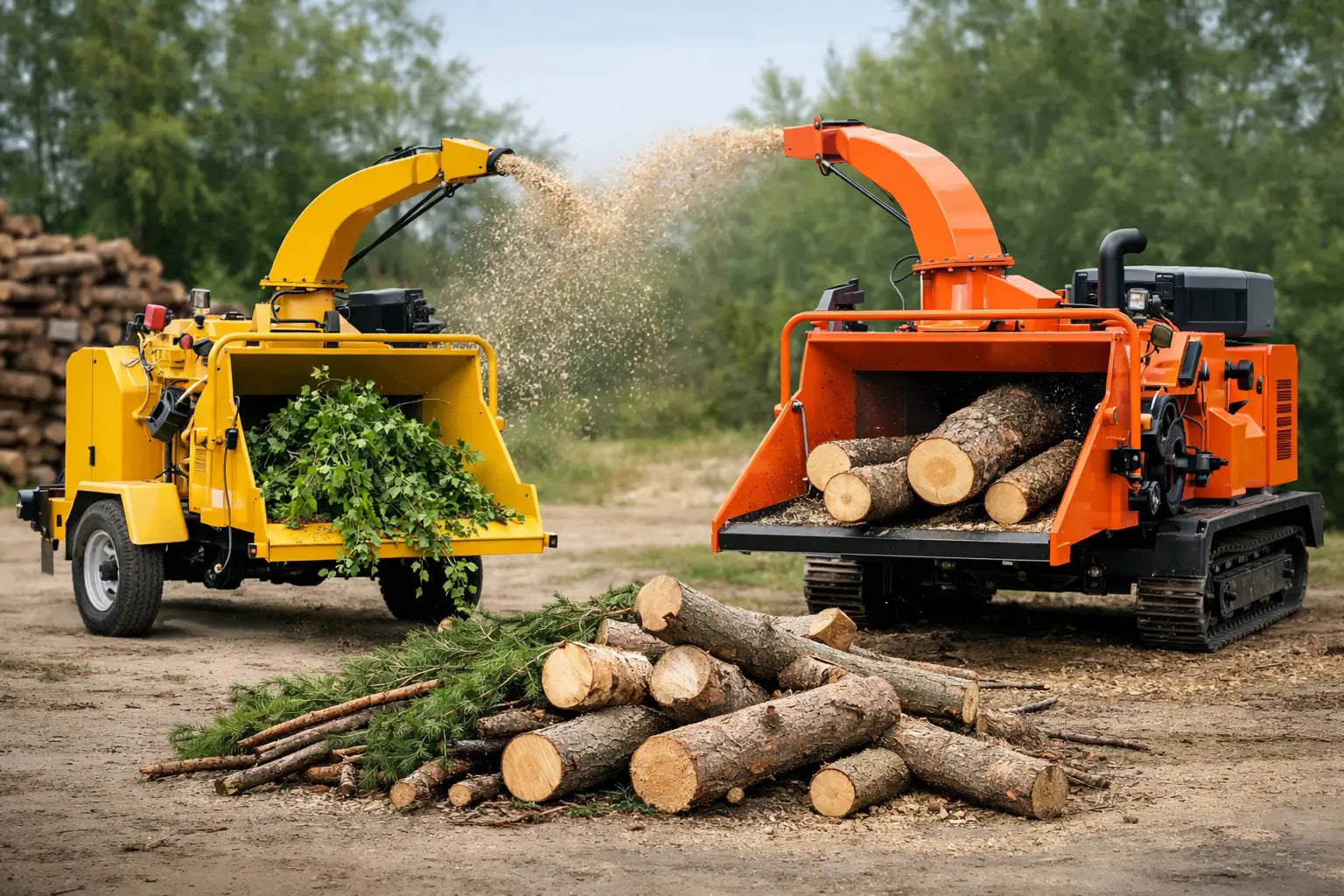 Brush Chipper vs Wood Chipper: Which Fits? - Log Bear Works