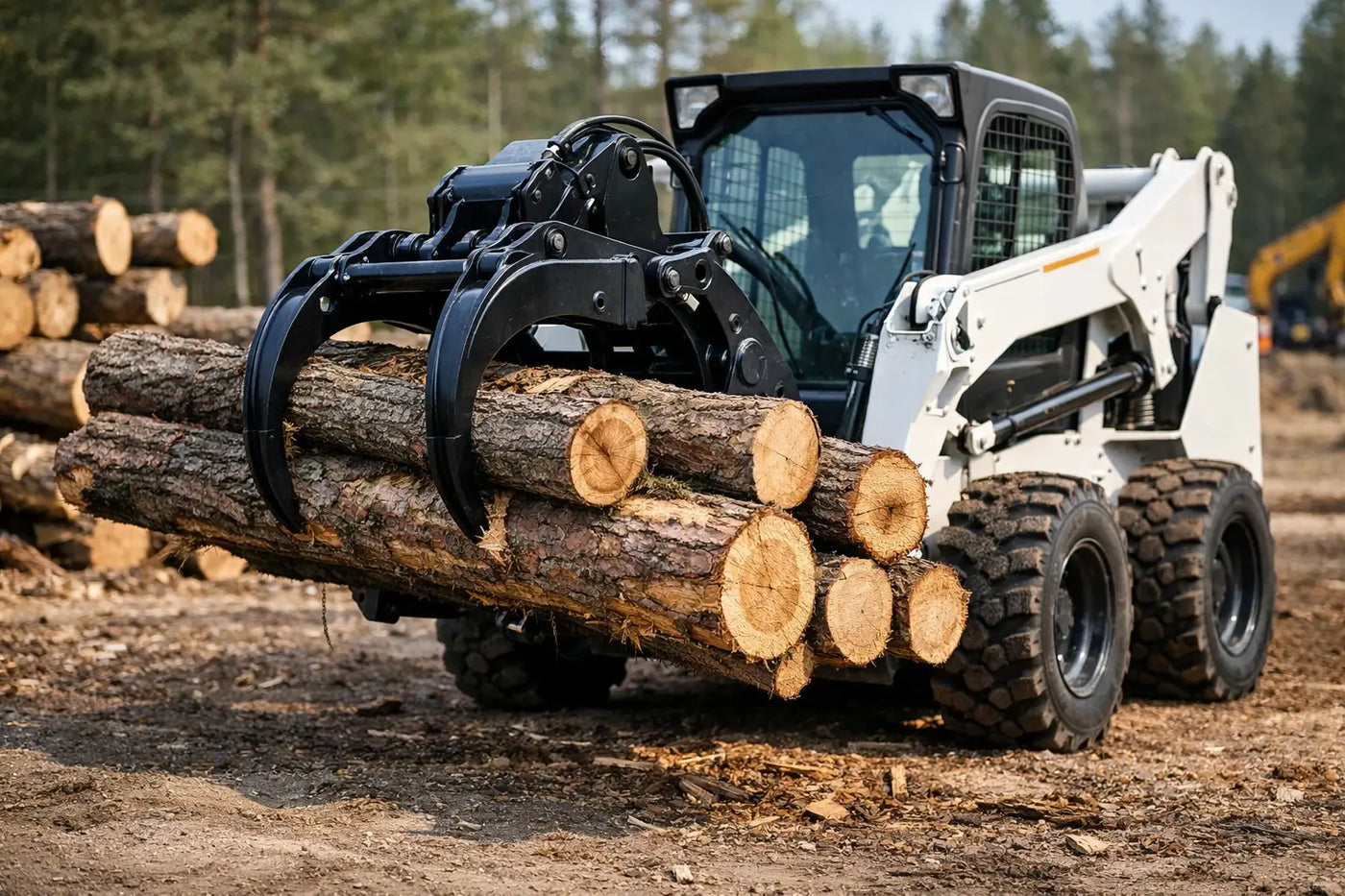 Log Grapple for Skid Steer Selection - Log Bear Works
