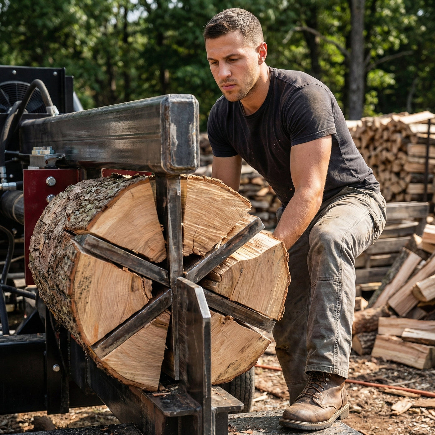 Heavy Duty Log Splitter: Buy the Right One - Log Bear Works
