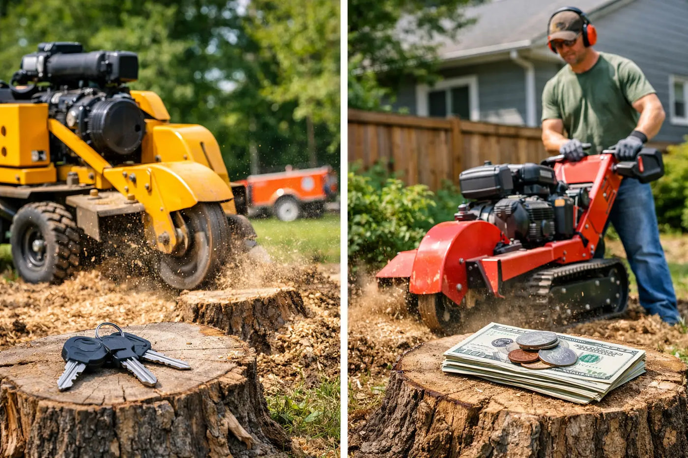 Stump Grinder Rental vs Buying: Which Pays? - Log Bear Works