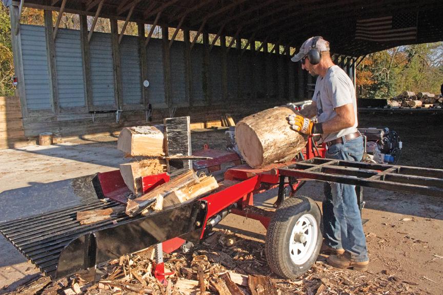 Fast Cycle Time Log Splitters That Pay Off - Log Bear Works