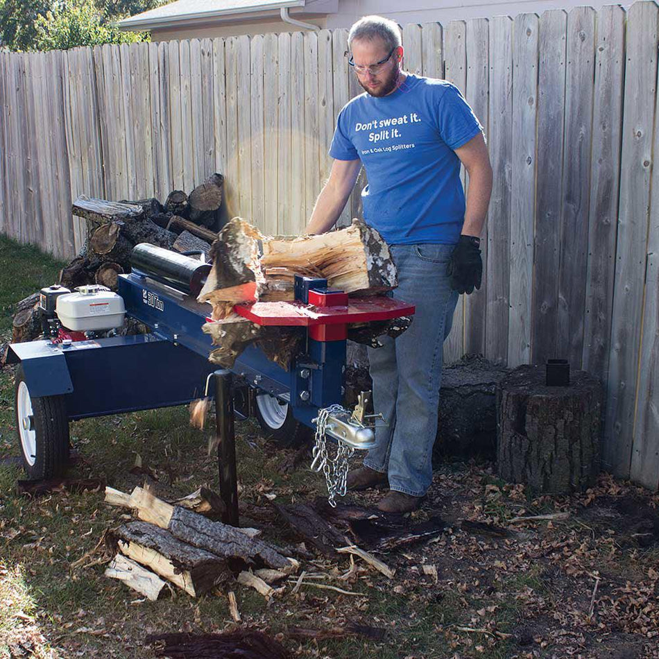 Iron & Oak 4-Way Wedge Kit | Log Splitter Upgrade Attachment, Split Four Ways in One Pass