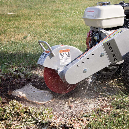 Dosko 200-6HC Mini Stump Grinder | 6 HP Honda GX200, Foldabl