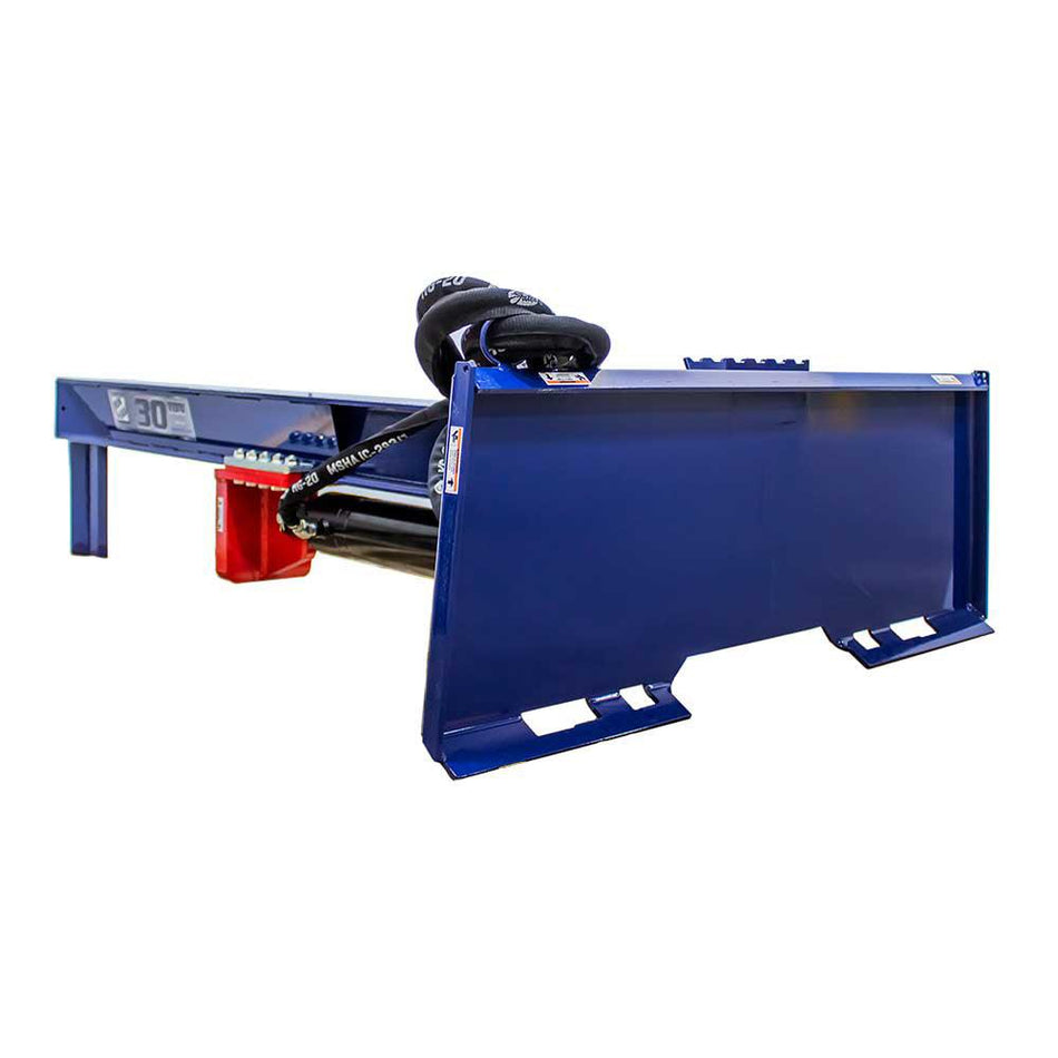 Iron & Oak 30-Ton Log Splitter Attachment | Skid Steer Mount, Hydraulic Powered, Heavy-Duty Firewood Splitter