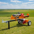 BravePro 24-Ton Commercial Gas Log Splitter | Honda GX160 Engine, Horizontal & Vertical, 13-Second Cycle