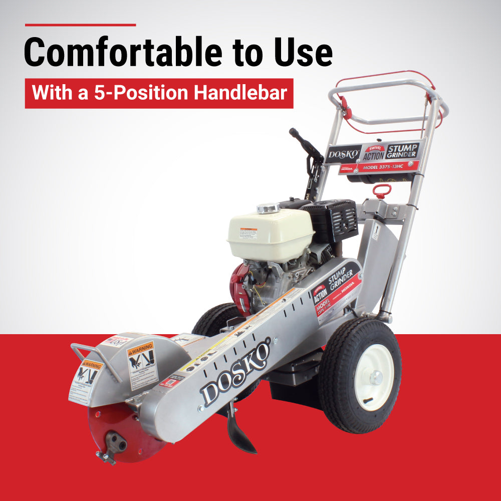 Dosko 337S-13HC Swivel Stump Grinder | 13 HP Honda GX390, Sw