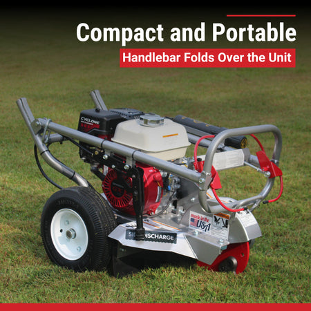 Dosko 200-6HC Mini Stump Grinder | 6 HP Honda GX200, Foldabl