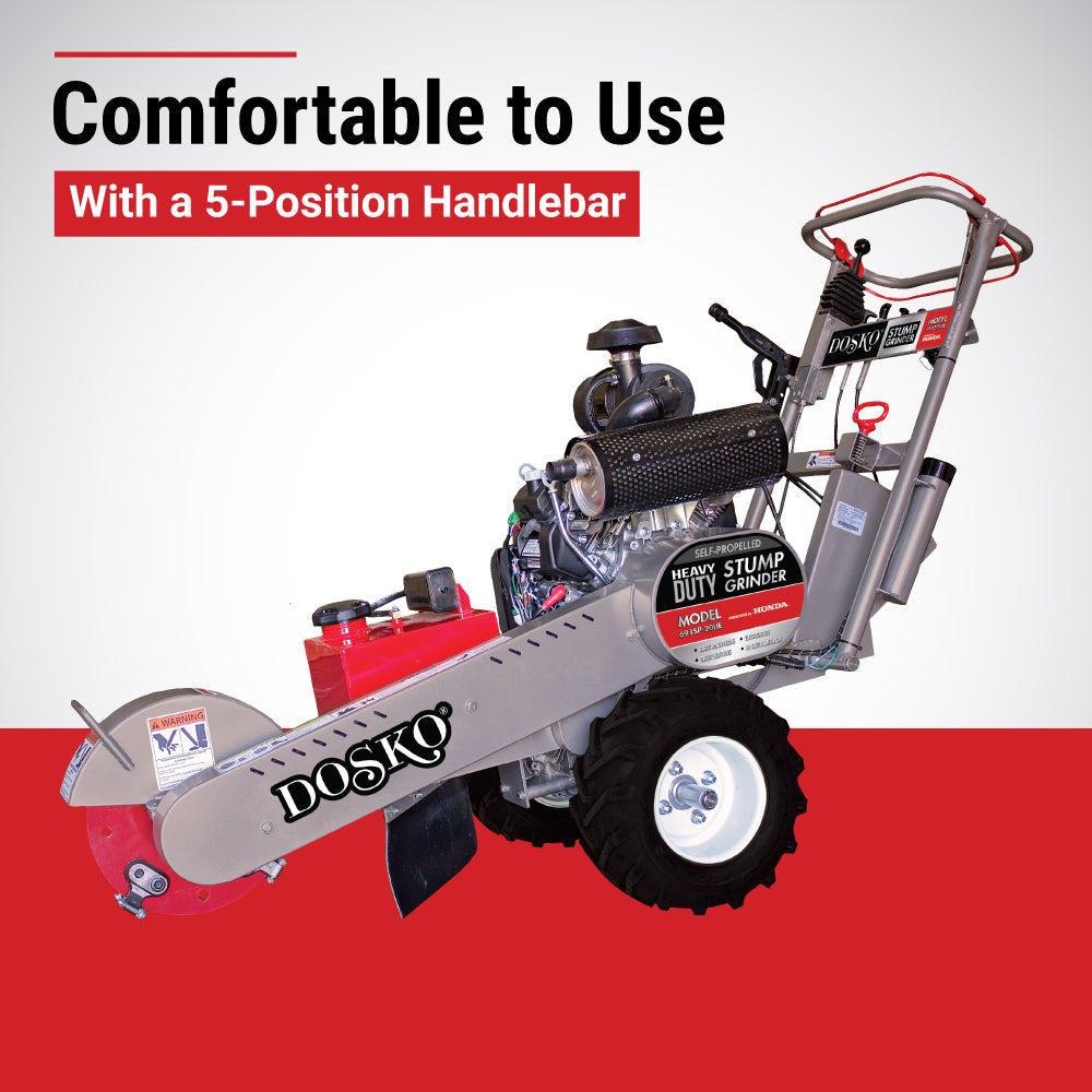 Dosko 691SP-20HE Self-Propelled Stump Grinder | 20 HP Honda 