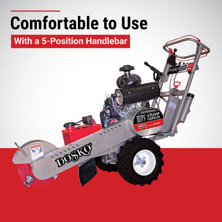Dosko 691SP-20HE Self-Propelled Stump Grinder | 20 HP Honda 