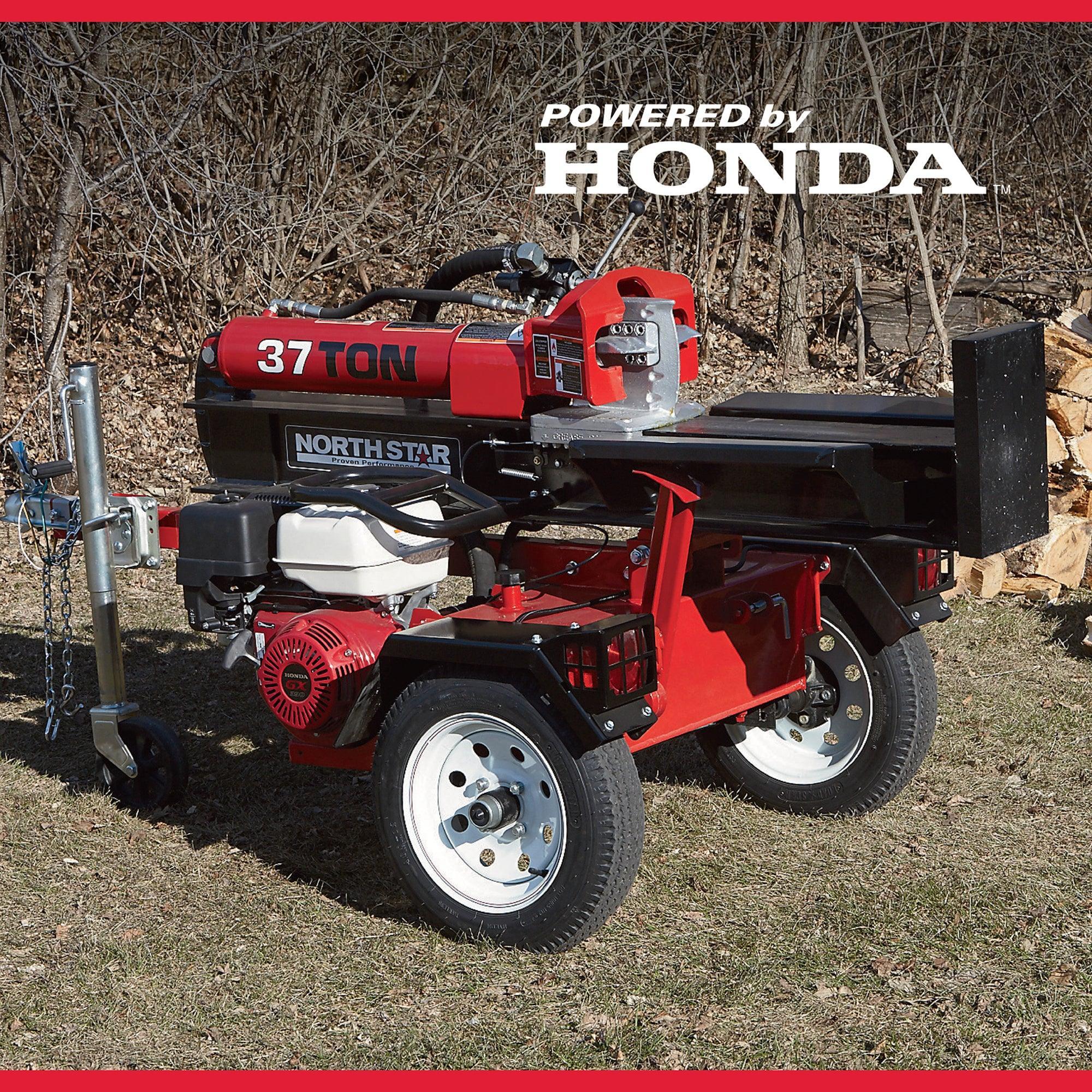 NorthStar Deluxe Horizontal/Vertical Log Splitter, 37-Ton Ram Force, 389cc Honda GX390 Engine - Log Bear Works