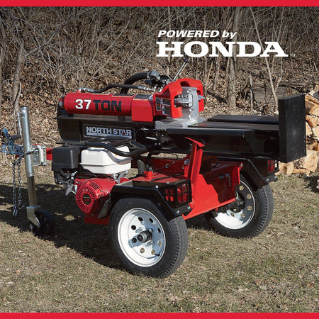 NorthStar Deluxe Horizontal/Vertical Log Splitter, 37-Ton Ram Force, 389cc Honda GX390 Engine - Log Bear Works