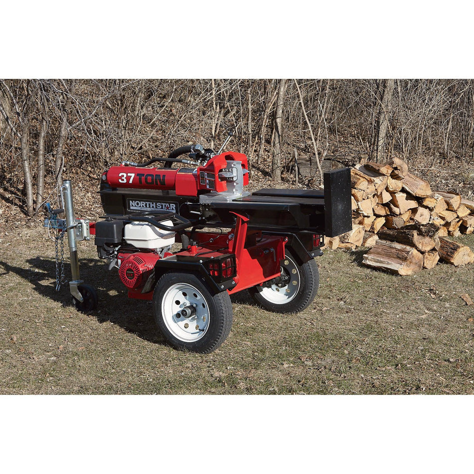 NorthStar Deluxe Horizontal/Vertical Log Splitter, 37-Ton Ram Force, 389cc Honda GX390 Engine