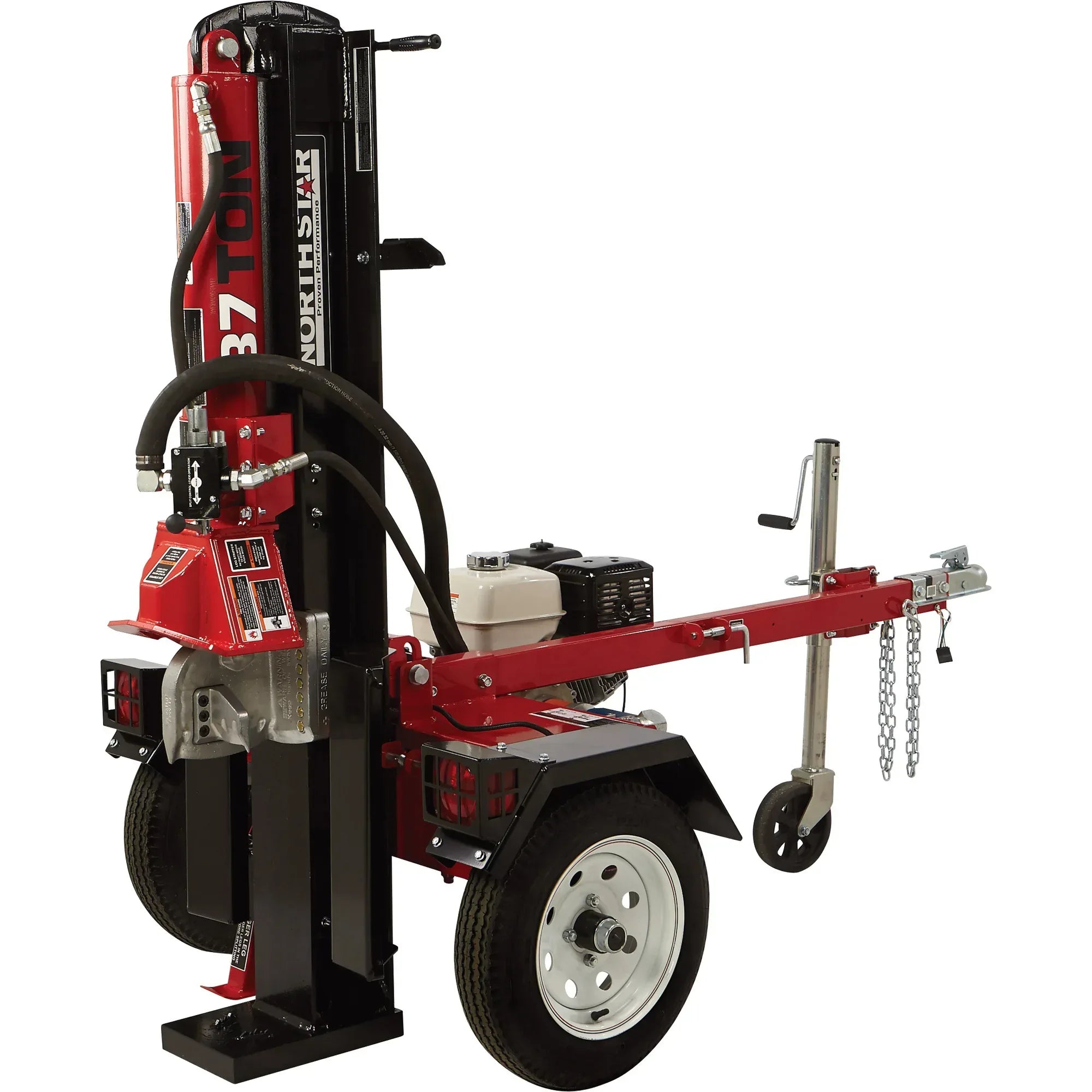 NorthStar Deluxe Horizontal/Vertical Log Splitter, 37-Ton Ram Force, 389cc Honda GX390 Engine - Log Bear Works
