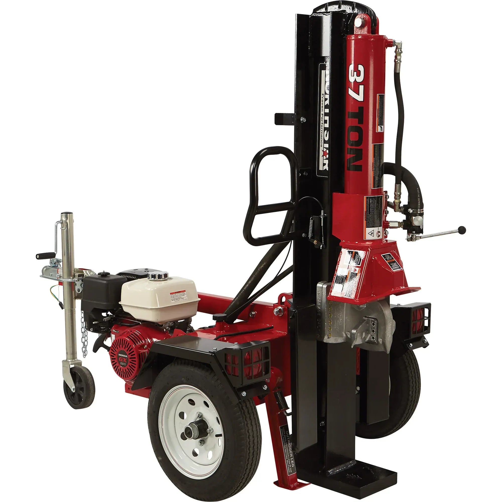 NorthStar Deluxe Horizontal/Vertical Log Splitter, 37-Ton Ram Force, 389cc Honda GX390 Engine - Log Bear Works