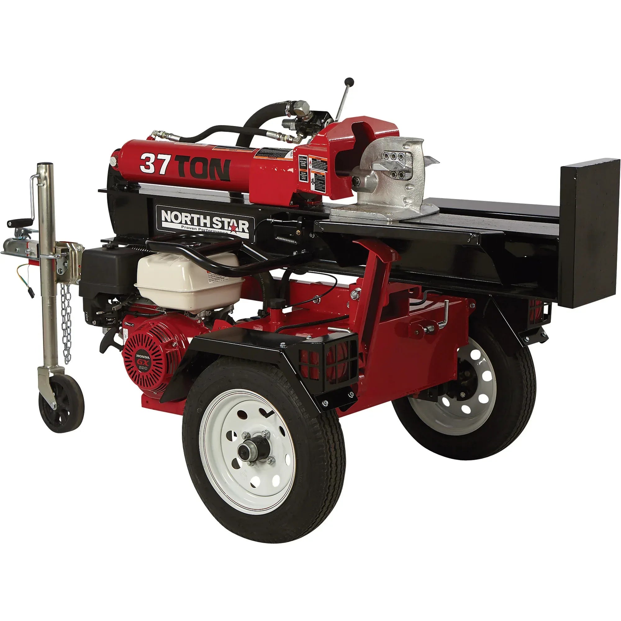NorthStar Deluxe Horizontal/Vertical Log Splitter, 37-Ton Ram Force, 389cc Honda GX390 Engine - Log Bear Works