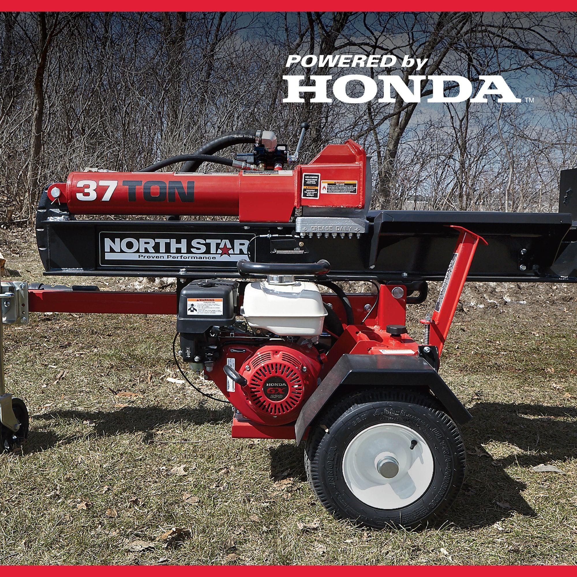 NorthStar 37-Ton Horizontal & Vertical Log Splitter | Honda GX270, Concentric Pump - Log Bear Works