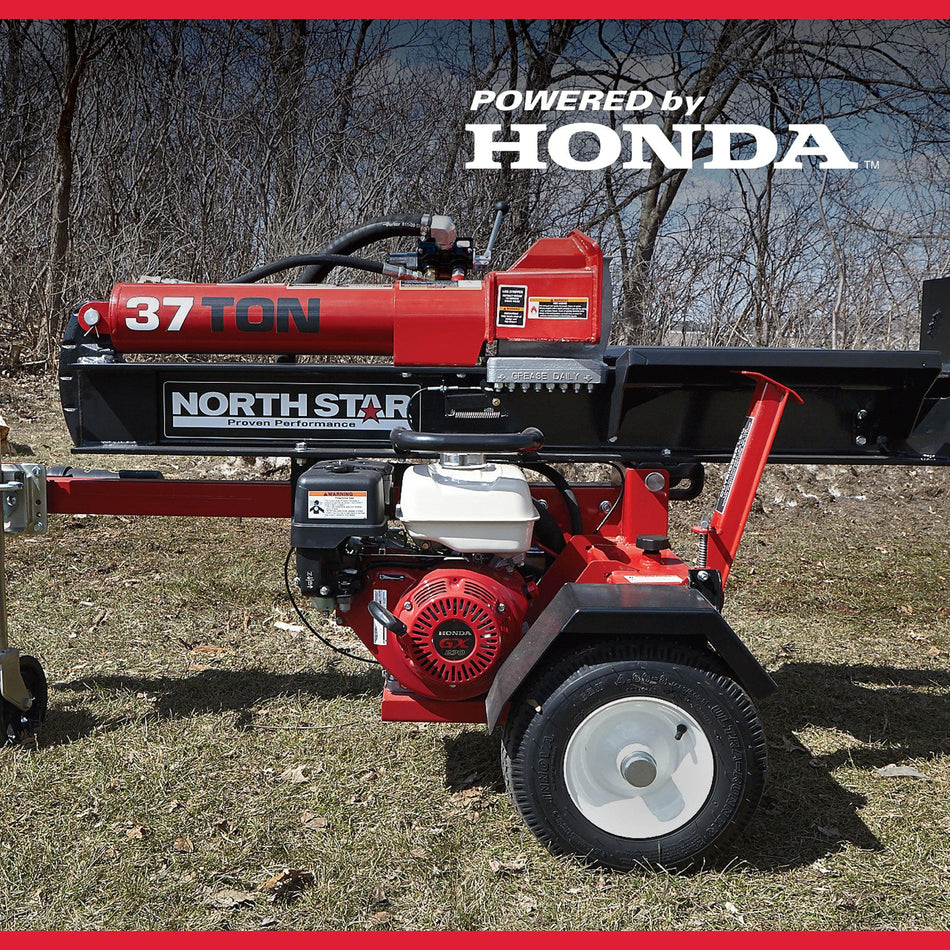 NorthStar 37-Ton Horizontal & Vertical Log Splitter | Honda GX270, Concentric Pump