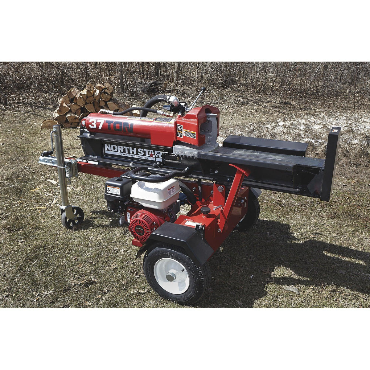 NorthStar 37-Ton Horizontal & Vertical Log Splitter | Honda GX270, Concentric Pump - Log Bear Works