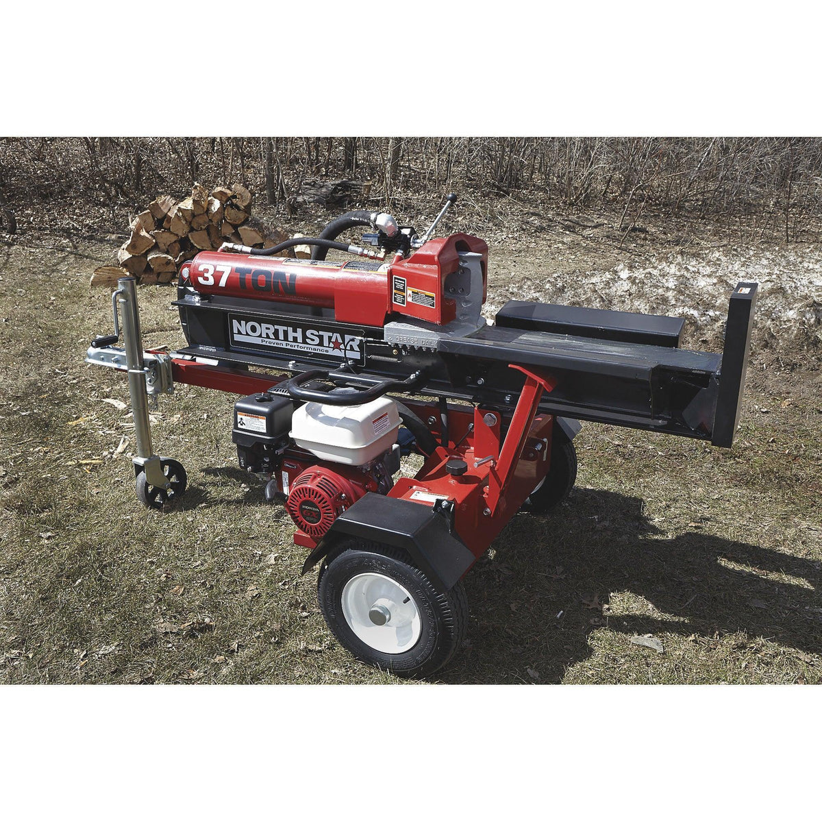 NorthStar 37-Ton Horizontal & Vertical Log Splitter | Honda GX270, Concentric Pump - Log Bear Works