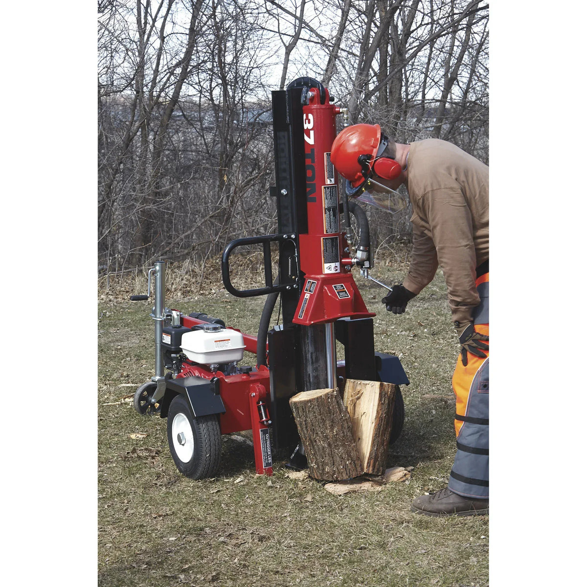 NorthStar 37-Ton Horizontal & Vertical Log Splitter | Honda GX270, Concentric Pump - Log Bear Works