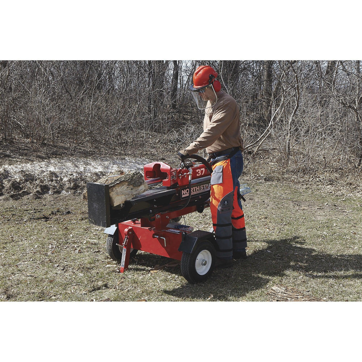 NorthStar 37-Ton Horizontal & Vertical Log Splitter | Honda GX270, Concentric Pump - Log Bear Works