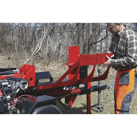 NorthStar 42-Ton Horizontal Log Splitter with Log Lift | Honda GX630, Hydraulic 4-Way Wedge - Log Bear Works