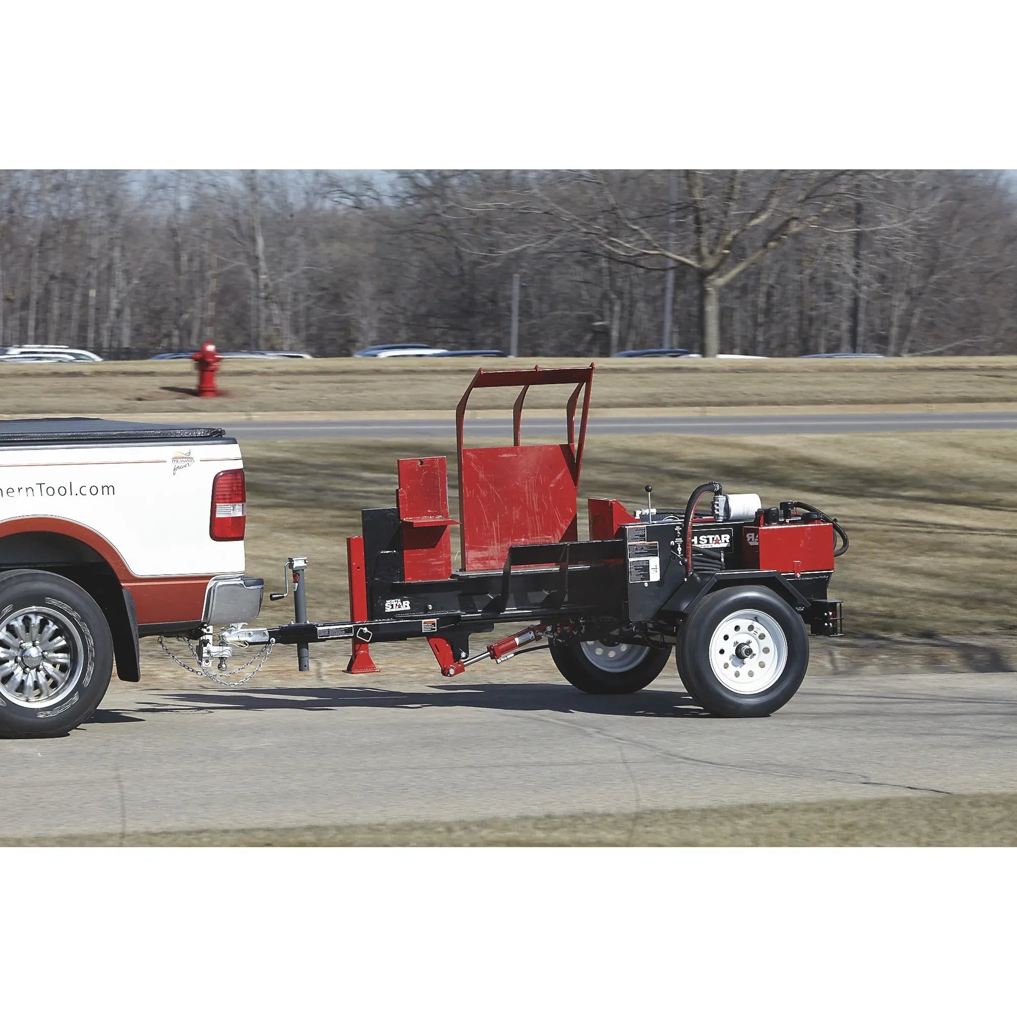 NorthStar 42-Ton Horizontal Log Splitter with Log Lift | Honda GX630, Hydraulic 4-Way Wedge - Log Bear Works