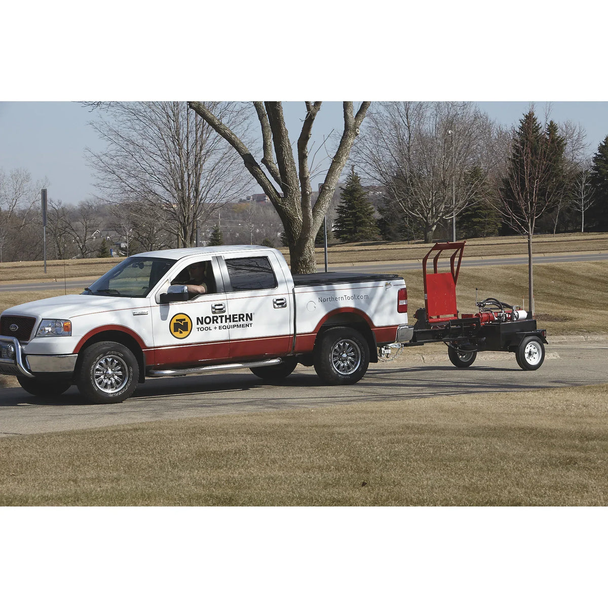 NorthStar 37-Ton Deluxe Horizontal Log Splitter with Log Lift | Honda GX390, Concentric Pump - Log Bear Works