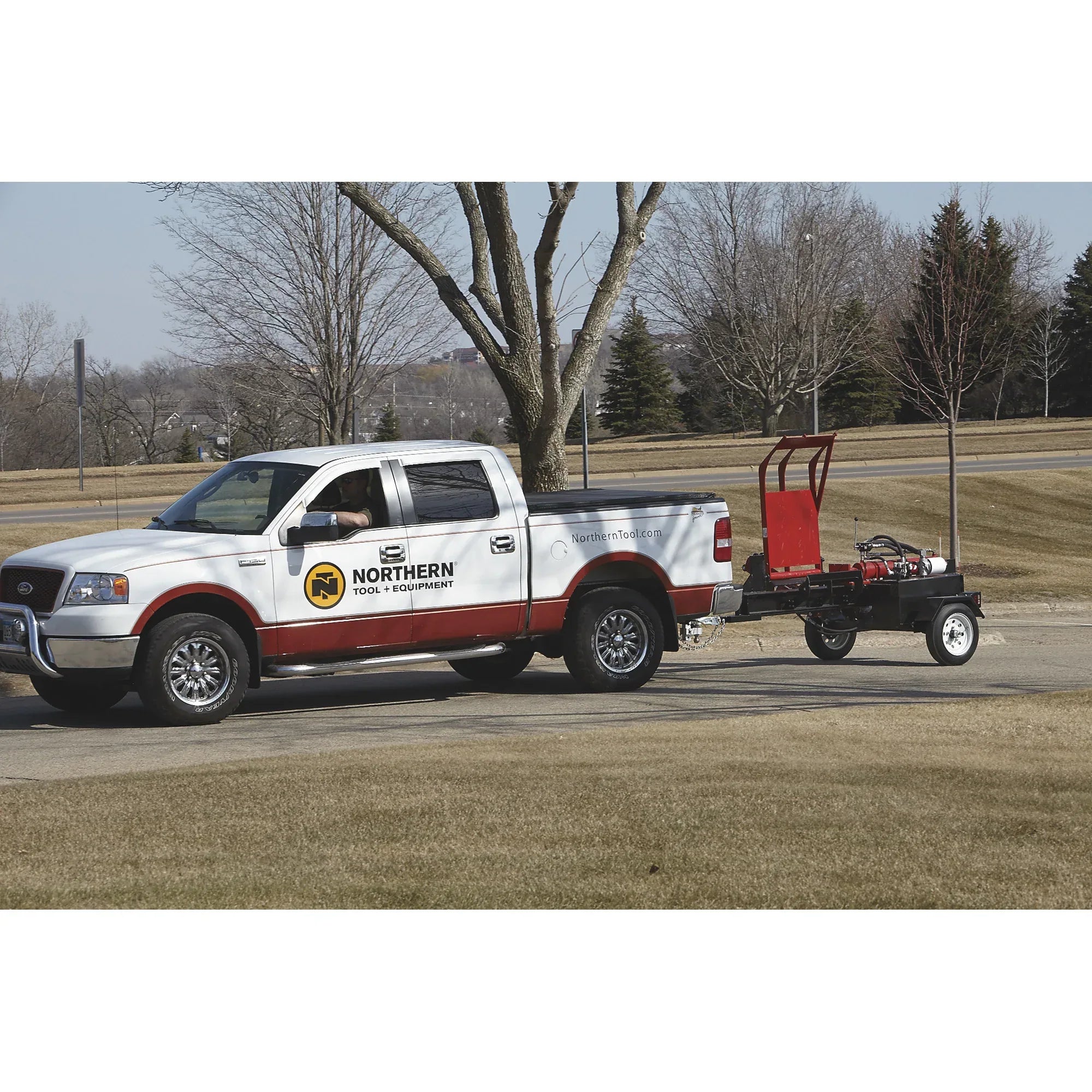 NorthStar 37-Ton Deluxe Horizontal Log Splitter with Log Lift | Honda GX390, Concentric Pump - Log Bear Works