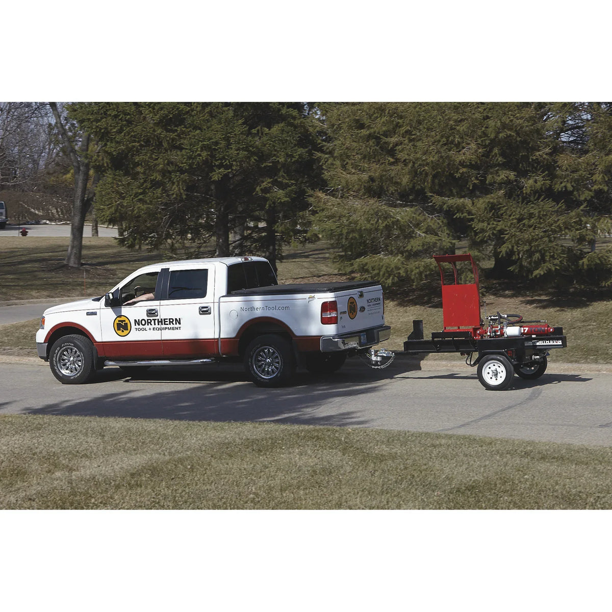 NorthStar 37-Ton Deluxe Horizontal Log Splitter with Log Lift | Honda GX390, Concentric Pump - Log Bear Works