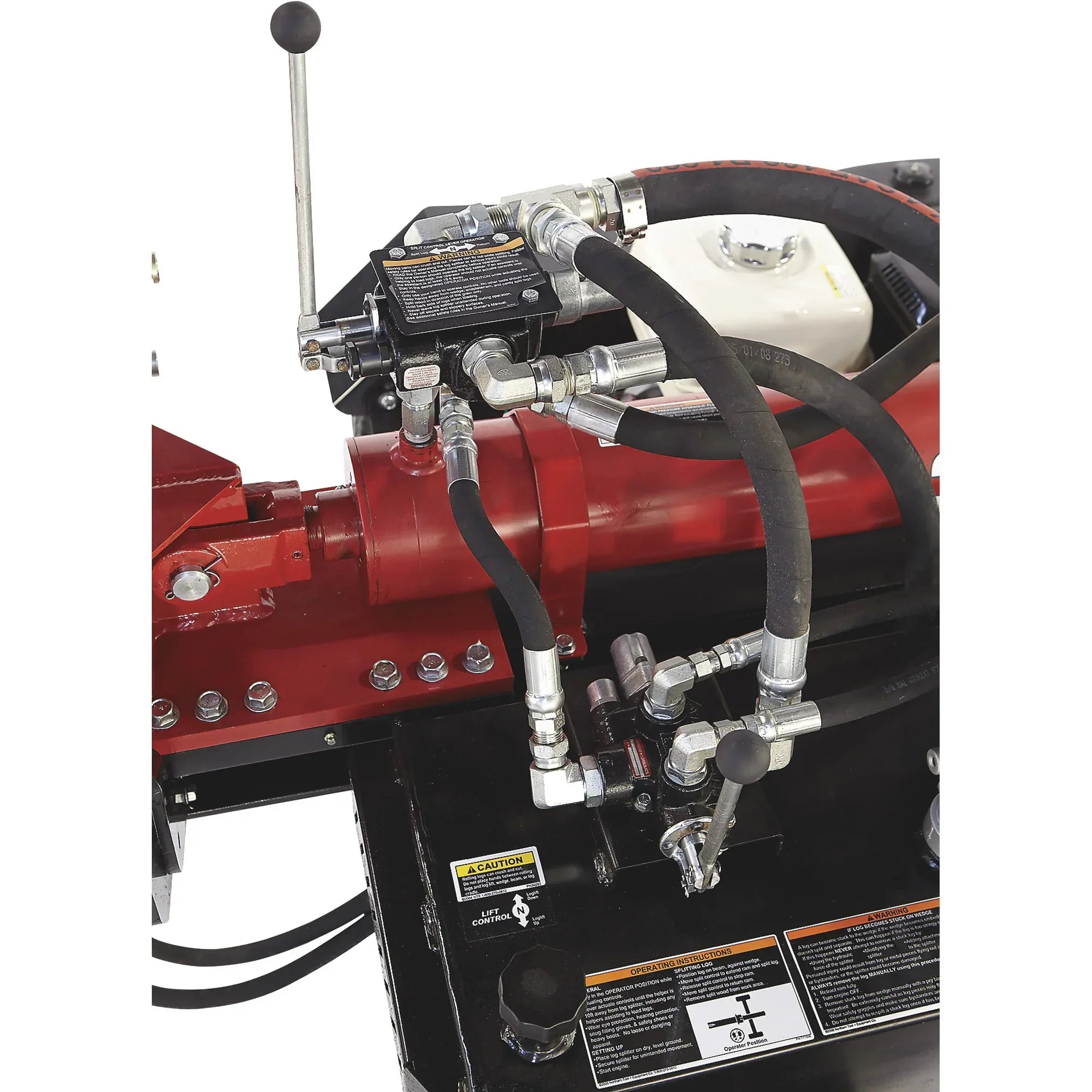 NorthStar 37-Ton Deluxe Horizontal Log Splitter with Log Lift | Honda GX390, Concentric Pump - Log Bear Works