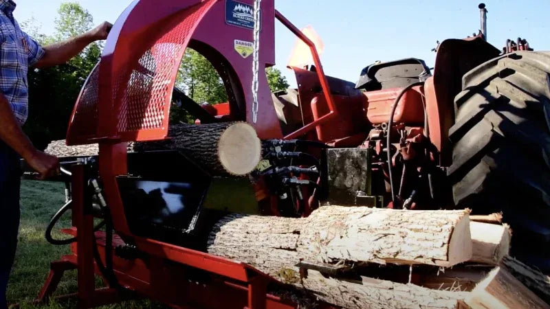 Blacks Creek Model 1250 Firewood Processor | Skid Steer & Tractor Mount, 14HP, Entry-Level Processor - Log Bear Works