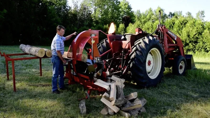 Blacks Creek Model 1250 Firewood Processor | Skid Steer & Tractor Mount, 14HP, Entry-Level Processor - Log Bear Works