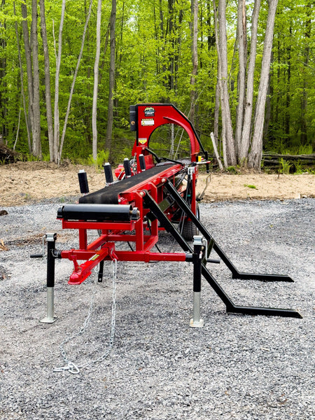Blacks Creek Model 2000B-XL Firewood Processor | 22HP Honda, 18-Inch Log Diameter, Hydraulic Belt In-Feed - Log Bear Works