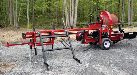 Blacks Creek Model 2000B-XL Firewood Processor | 22HP Honda, 18-Inch Log Diameter, Hydraulic Belt In-Feed - Log Bear Works