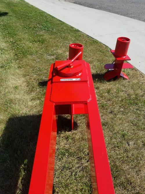 TM Manufacturing Pro 2 SkidSplitter | Patented 3-Wedge System, Universal Skid Steer Mount, USA-Made - Log Bear Works
