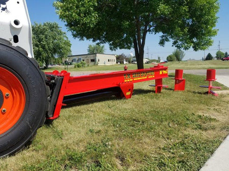 TM Manufacturing Pro 2 SkidSplitter | Patented 3-Wedge System, Universal Skid Steer Mount, USA-Made - Log Bear Works