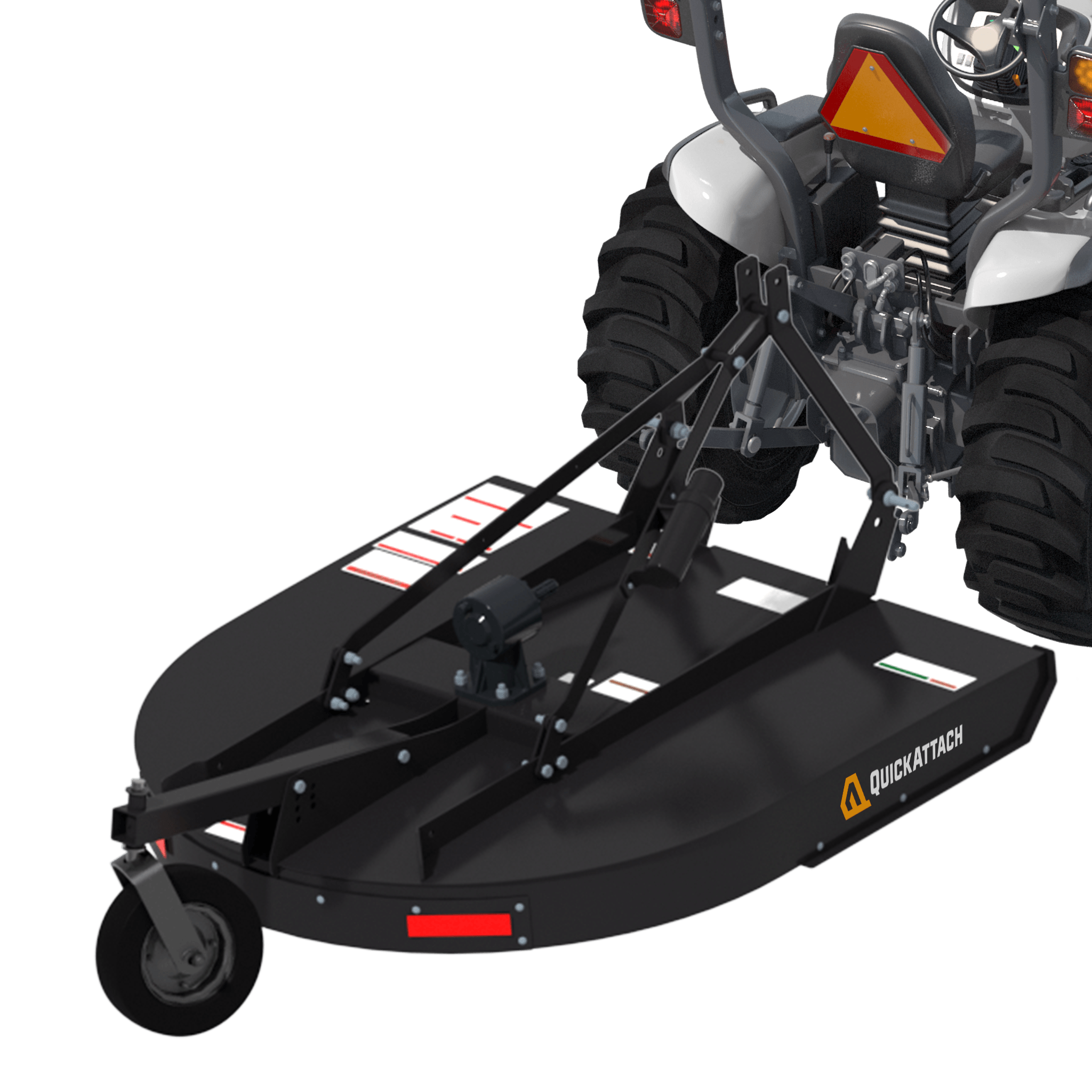Quick Attach 3-Point Brush Mower 902102 / 902103 / 902104 | 48 to 72-Inch Cutting Width, Stump Jumper, CAT 1 Hitch - Log Bear Works