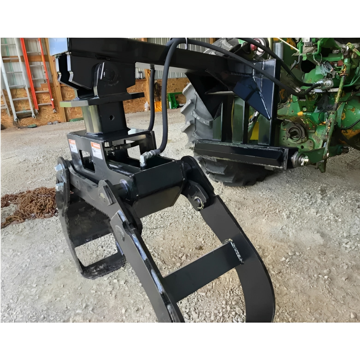 Ram Splitters Skid Steer Log Grapple | 55-Inch Opening, 2000 LB Lift Capacity, Universal Quick Attach - Log Bear Works