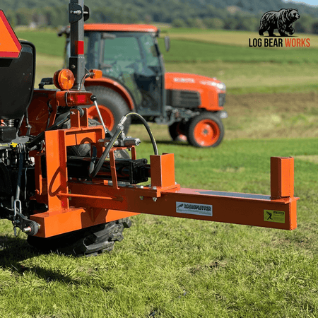 Ram Splitter 3PT16H | 16-Ton 3-Point Tractor Log Splitter, Horizontal, Cat 1 & 2 Hitch - Log Bear Works