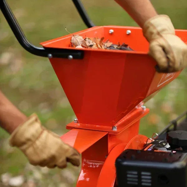 SuperHandy Leaf Vacuum & Wood Chipper | 7HP Gas Engine, 10:1 Mulch Ratio, 2-Inch Branch Capacity - Log Bear Works